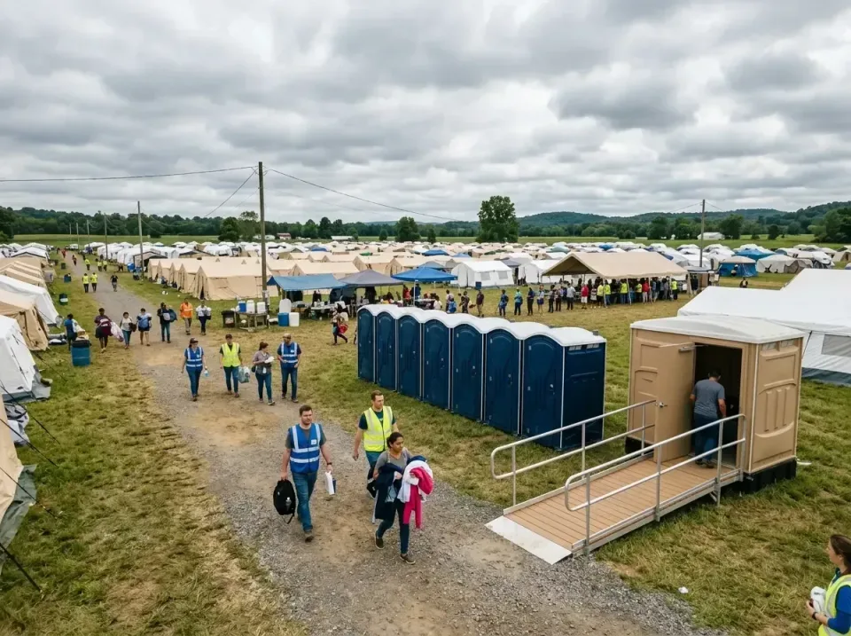 disaster-relief-camp-restrooms-010 — frequently asked questions, Dumpster & Portable Bathrooms Rental in Tucson Mountains, AZ